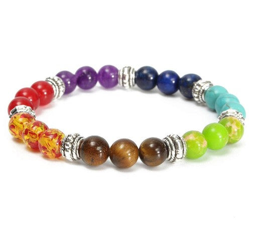 7 Chakra Bracelet Adjustable size