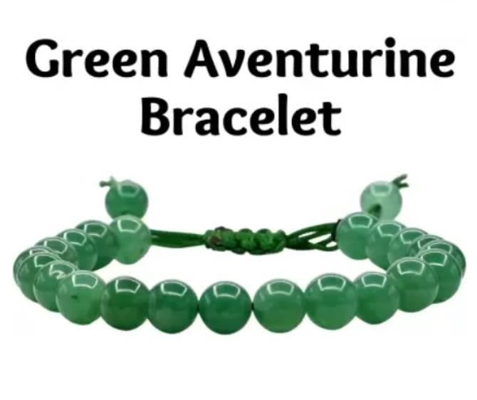 Aventurine Crystal Bracelet Adjustable Size
