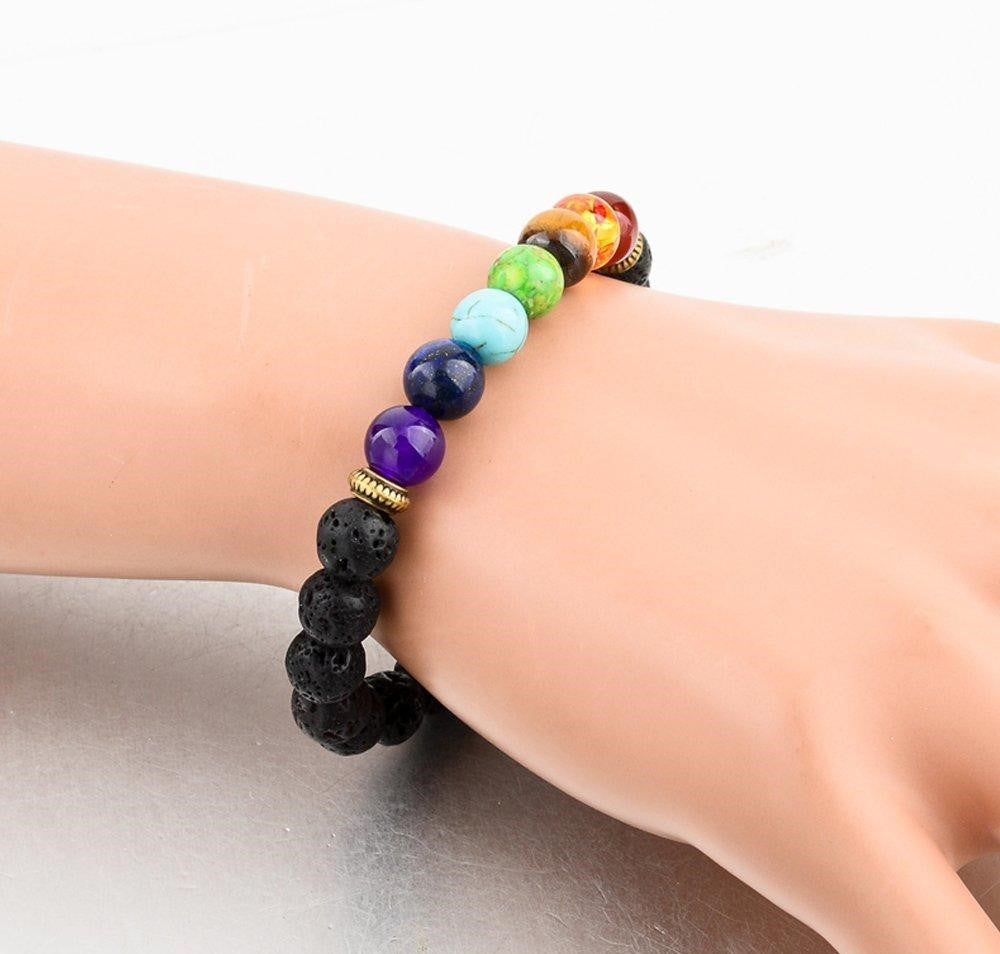 7 Chakra Bracelet Adjustable Size