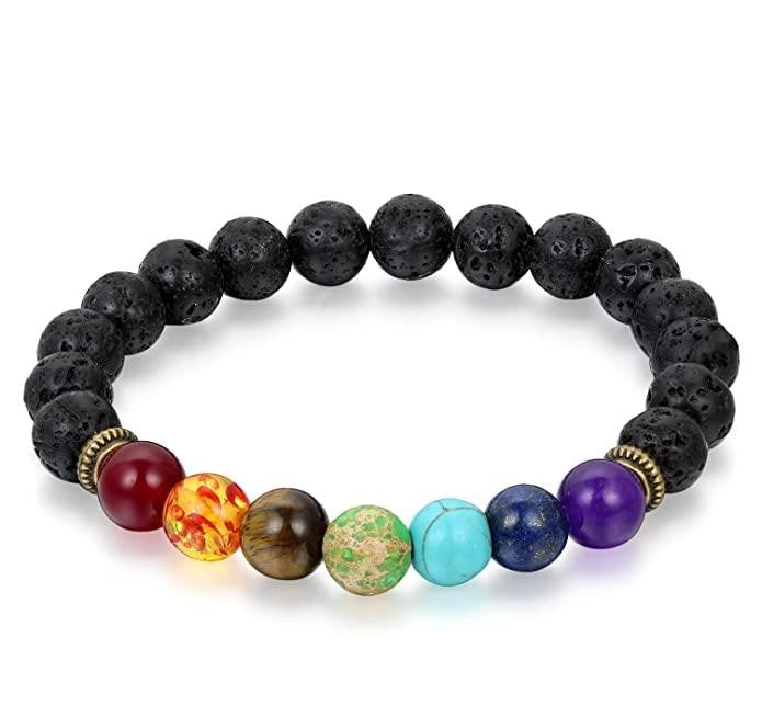7 Chakra Bracelet Adjustable Size
