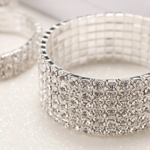 6 Layer Diamond Stretchable Bracelet