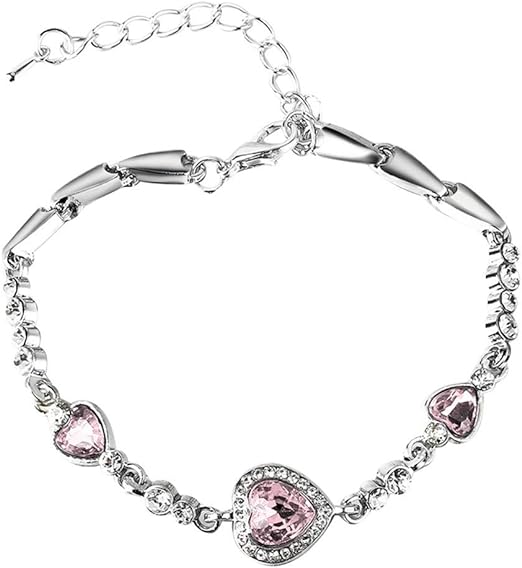 Love Heart Chain Adjustable Bracelet