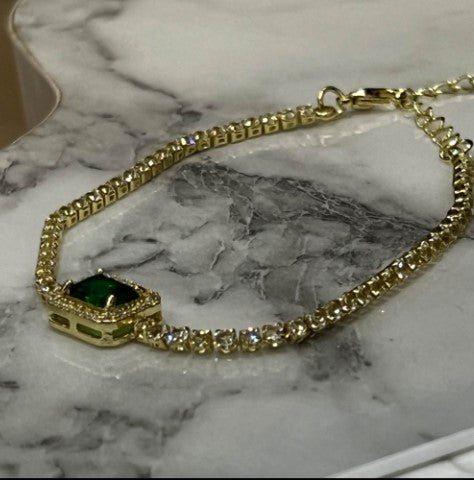 Crystal Chain Adjustable Bracelet