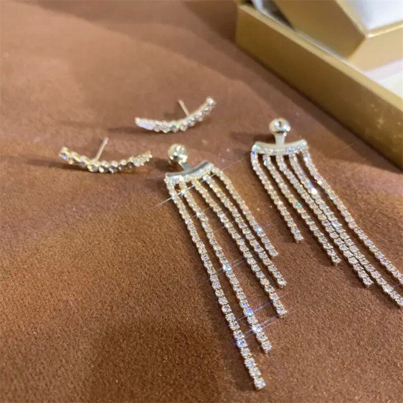 Long Chain Tassel / Drop Earring