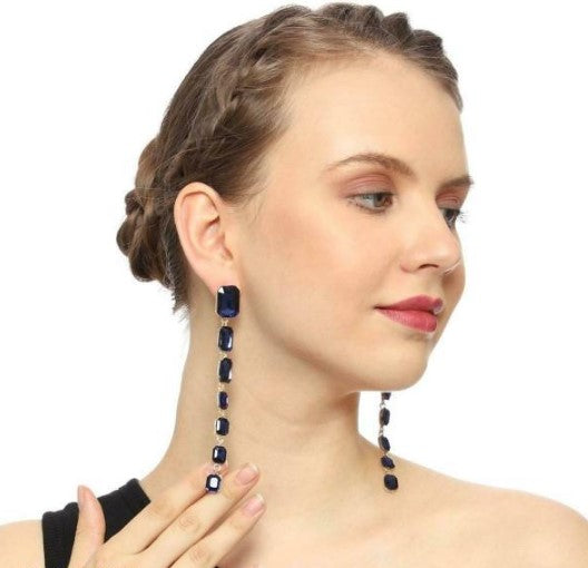 Gold-plated Stud / Drop Earring