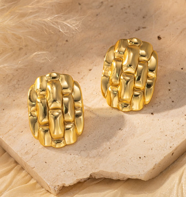 GOLD ANTI TARNISH STARFISH STUD KOREAN EARRINGS