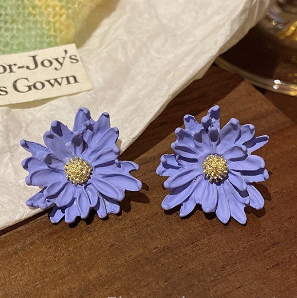 FLOWER STUD KOREAN EARRING