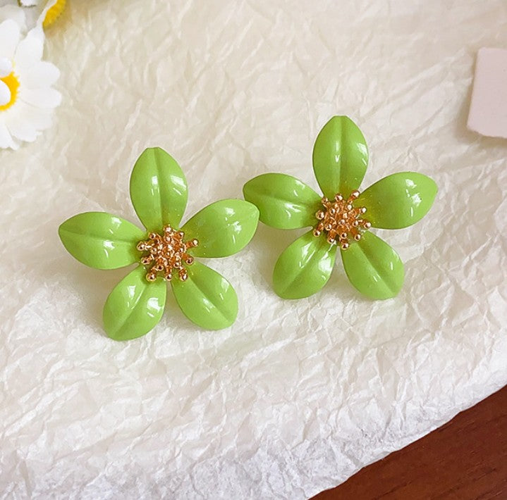 FLOWER STUD KOREAN EARRINGS