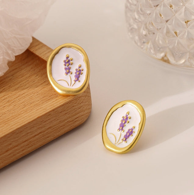 FLOWER STUD KOREAN EARRINGS