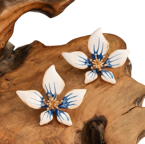 FLOWER STUD KOREAN EARRINGS