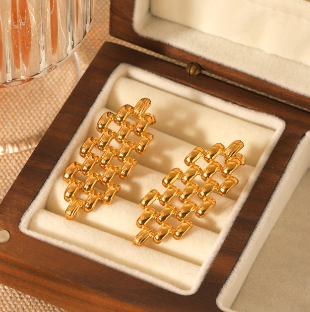 ANTI TARNISH DROP KOREAN EARRINGS