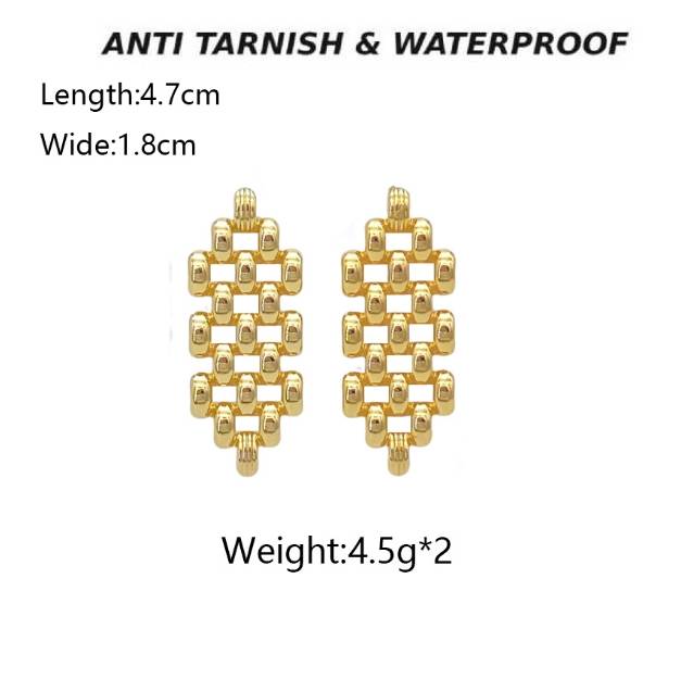ANTI TARNISH DROP KOREAN EARRINGS