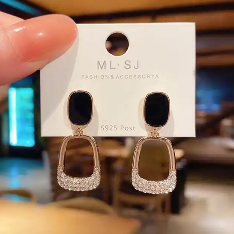Geometric Drop Earring