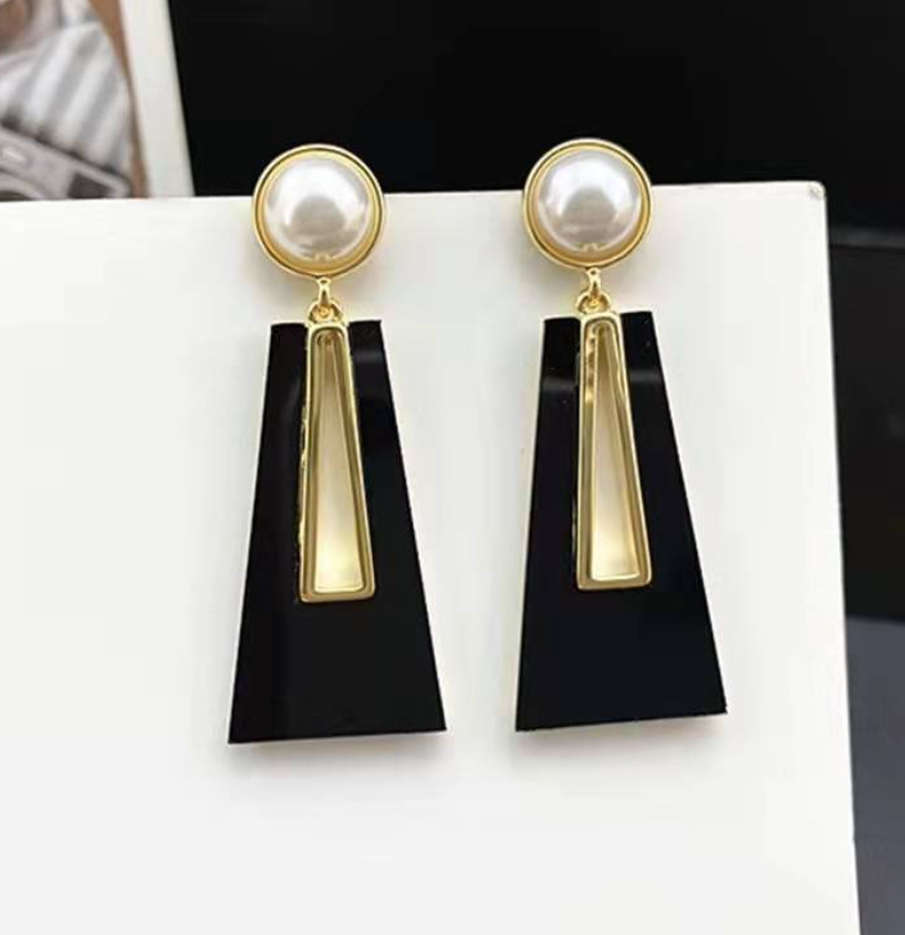 Geometric Drop Earring