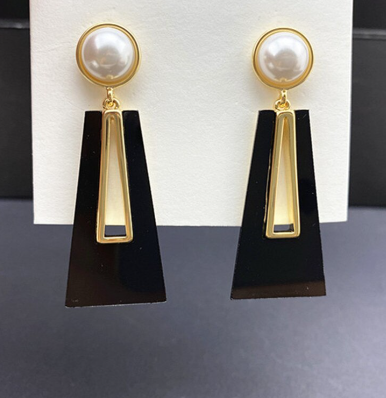 Geometric Drop Earring