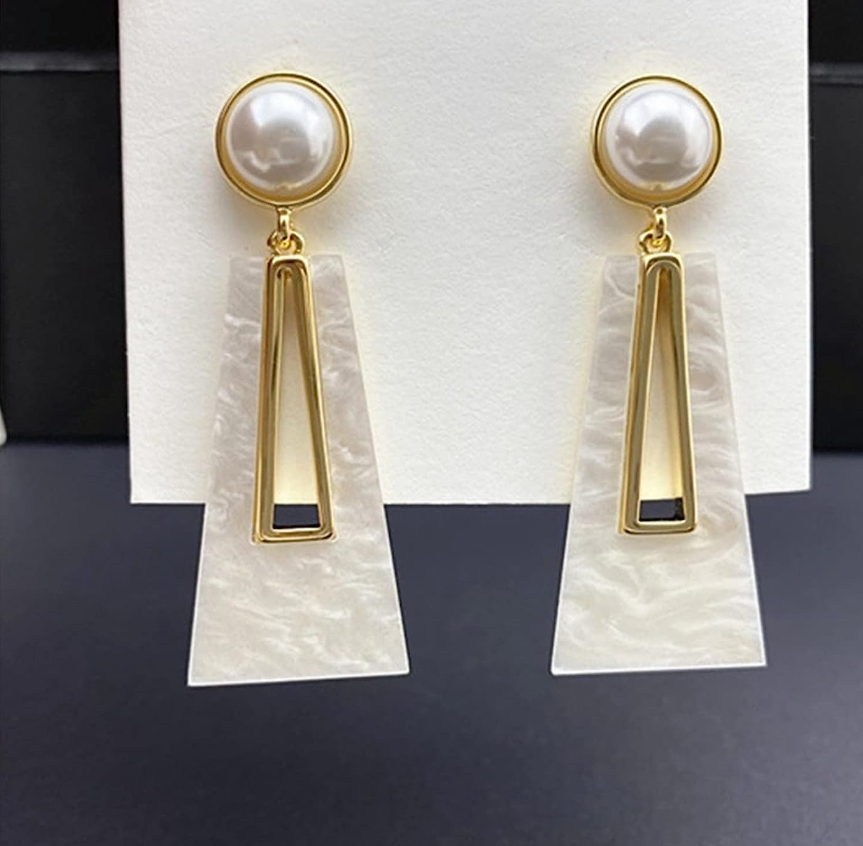 Geometric Drop Earring