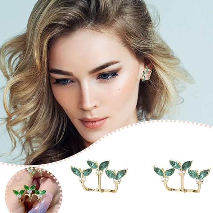 3 Butterfly stud Earring