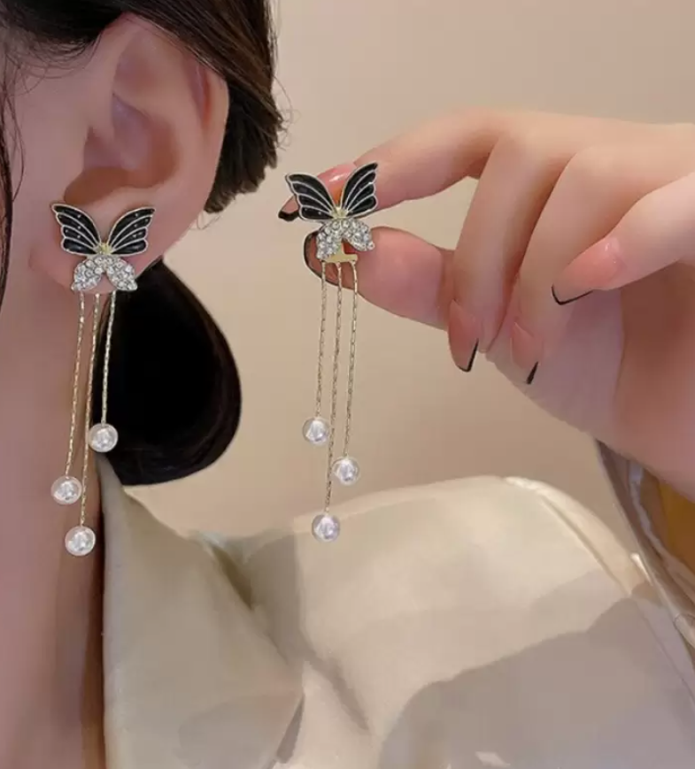 Butterfly Tassel Earring