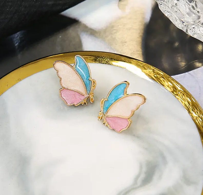 Butterfly Stud Earring