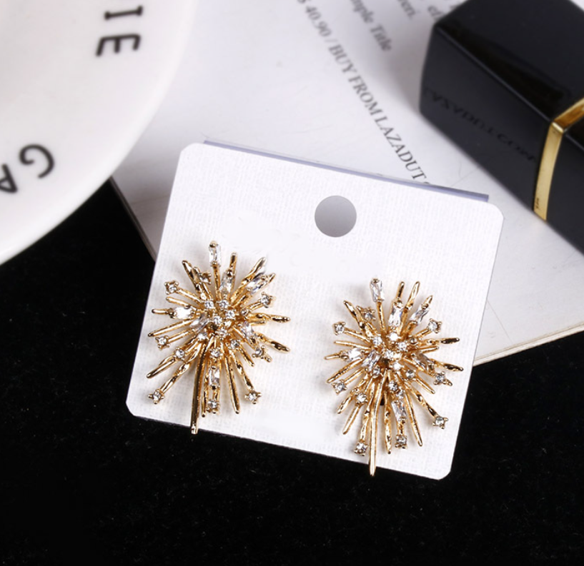 Fire Work Stud Earring