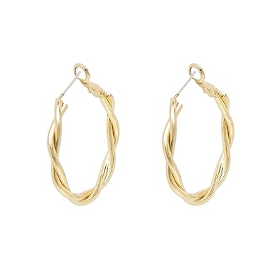 Twisted Hoop Earring