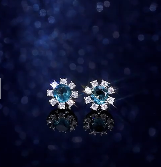 AD Stone Small Stud Earring