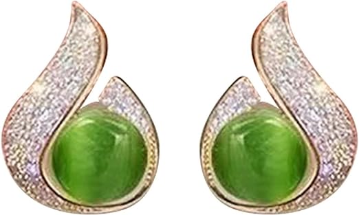 Pearl Zircon Stud Earring