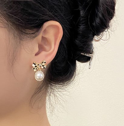 Bow Tie Drop Earring