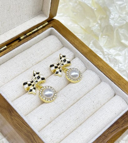 Bow Tie Drop Earring
