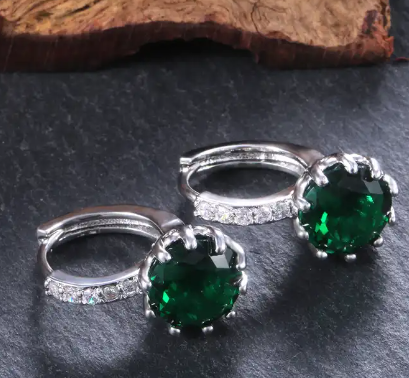 AD Stone Small Diamond Drop Earring