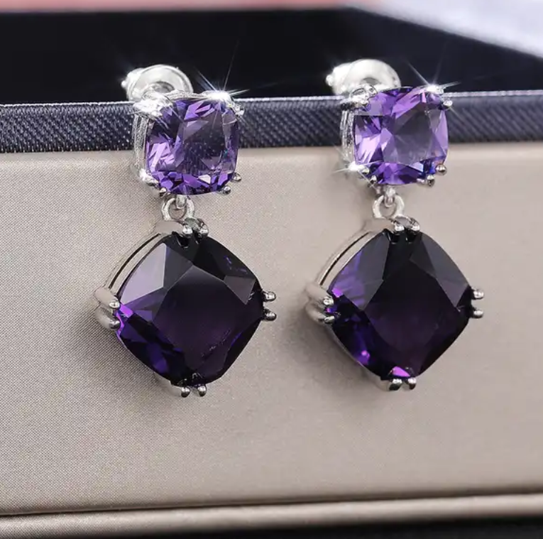 Small Crystal Drop Earring