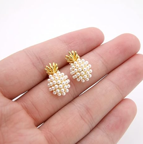 Small Pineapple Stud Earring