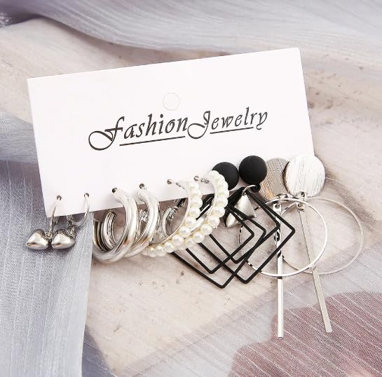 5 Pair Earrings Combo Set