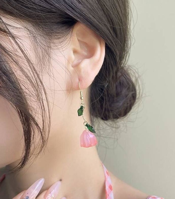 Flower Drop Earring