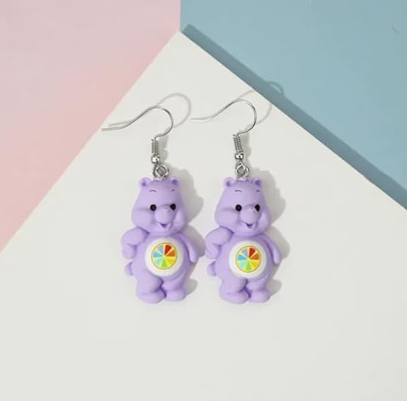 Teddy Bear Drop Earring