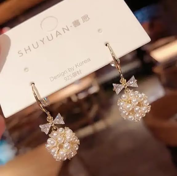 Bow Tie Drop Earring
