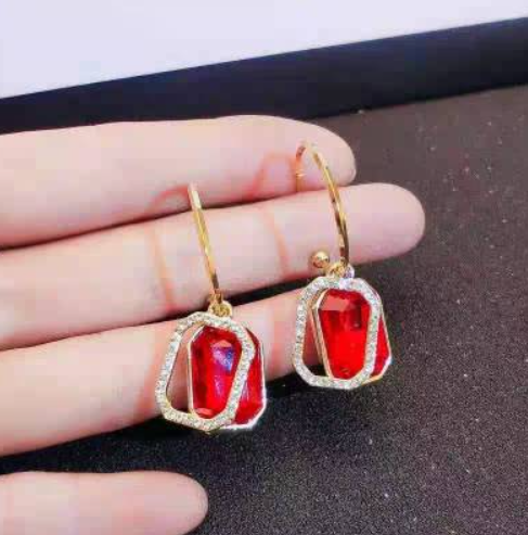 Geometric Drop Earring