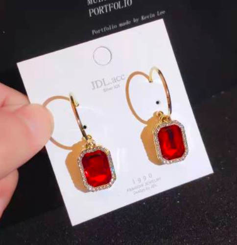 Geometric Drop Earring