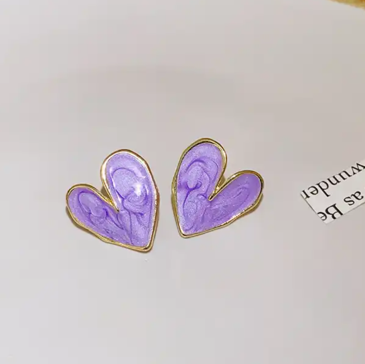 Heart Shape Stud Earring