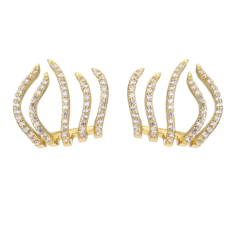 5 Claw Huggie Earring