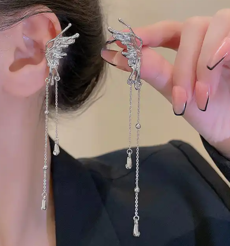 Long chain Drop Earring
