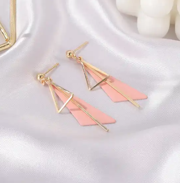 Geometric Drop Earring