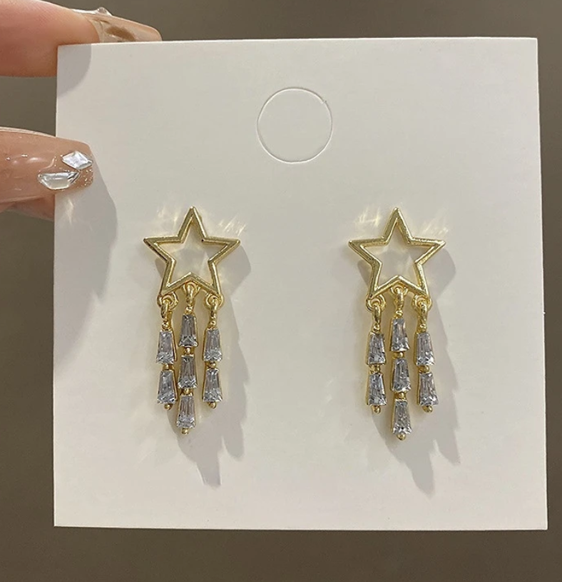 Star Tassel / Drop Earrong