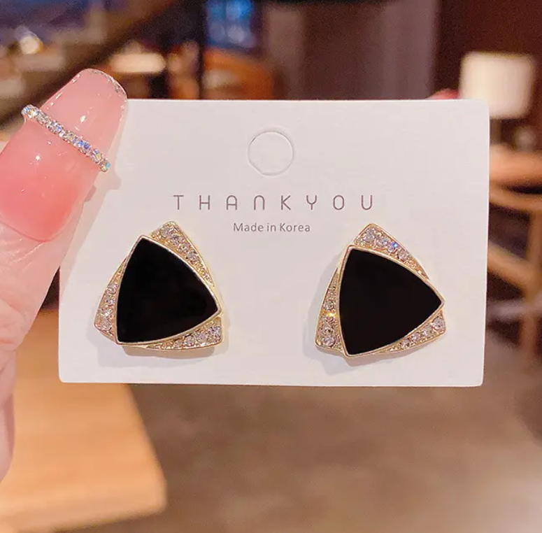 Triangle Geometric Stud Earrings