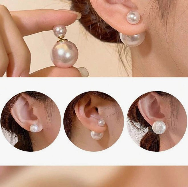 3-IN-1 PEARL STUD EARRING
