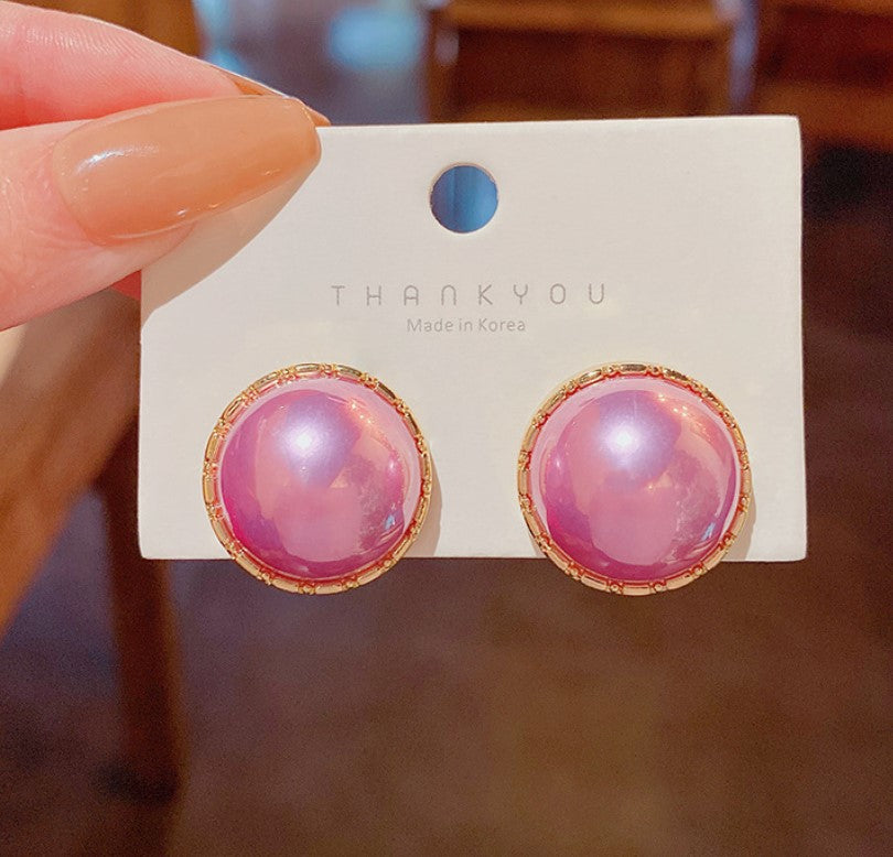 PURPLE IMPORTED HIGH QUALITY KOREAN STUD EARRINGS FOR WOMEN & GIRLS