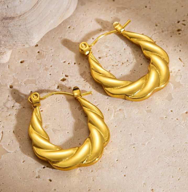 ANTI TARNISH HOOP EARRINGS
