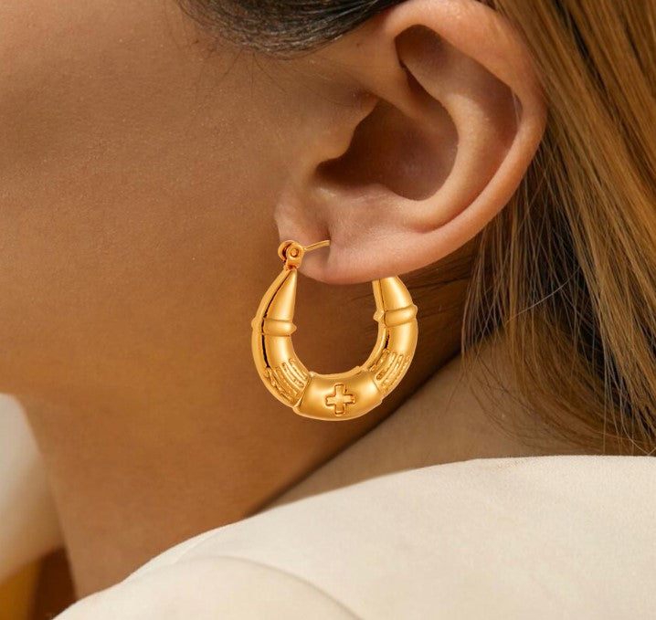 ANTI TARNISH HOOP EARRINGS