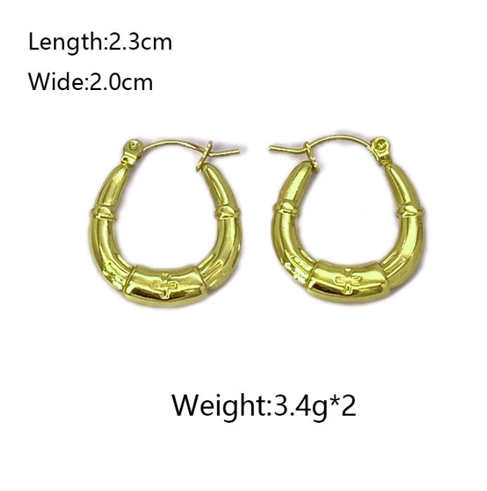 ANTI TARNISH HOOP EARRINGS