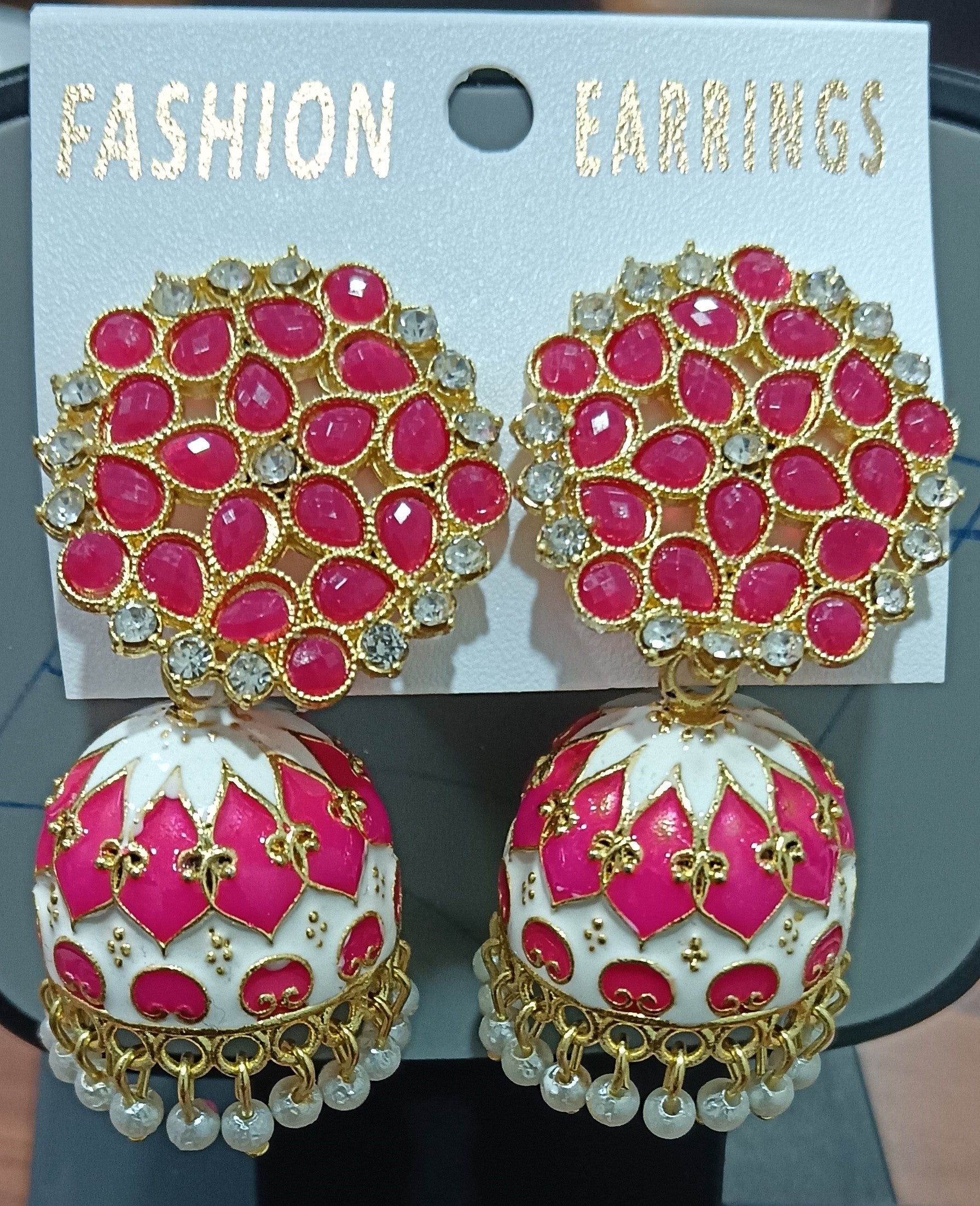 Pearl Jhumki Stud Earring